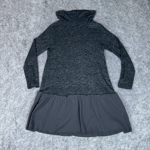 Soft Surroundings Sweater‎ Dress Womens Small Petite Gray Long Sleeve - Picture 1 of 14